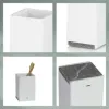 Стакан для зубних щіток KELA Cube, білий, 7х7х11 см (23692)