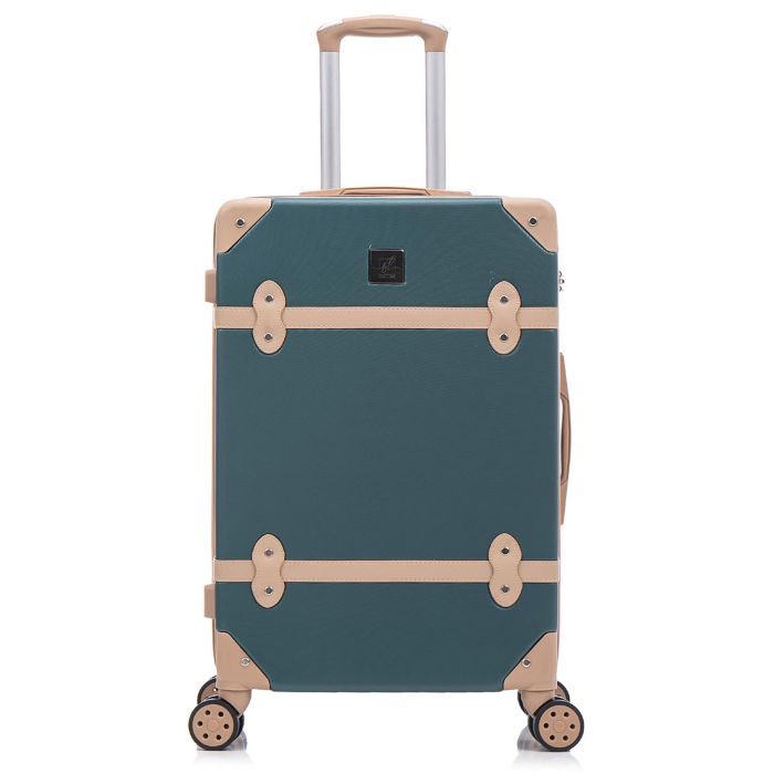 Валіза Semi Line 20" (S) Green-Navy (T5838-2)