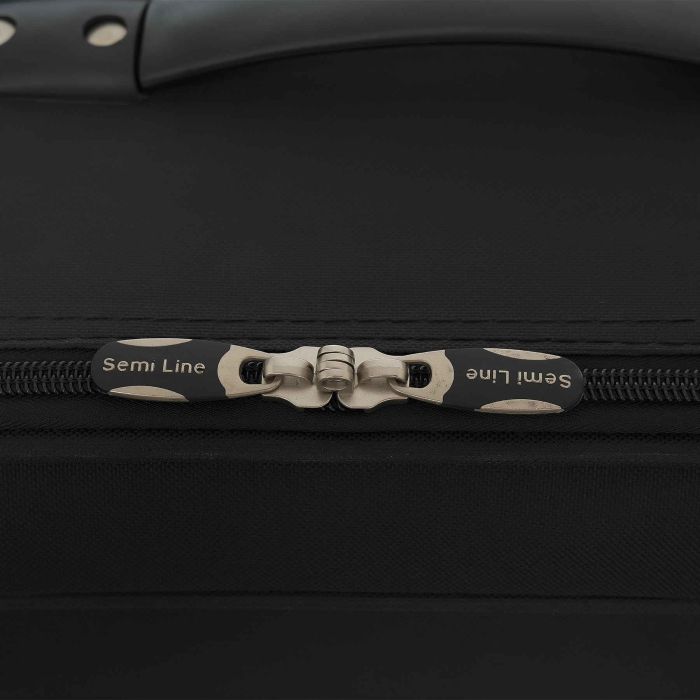 Чемодан Semi Line 24" (M) Black (T5656-2)