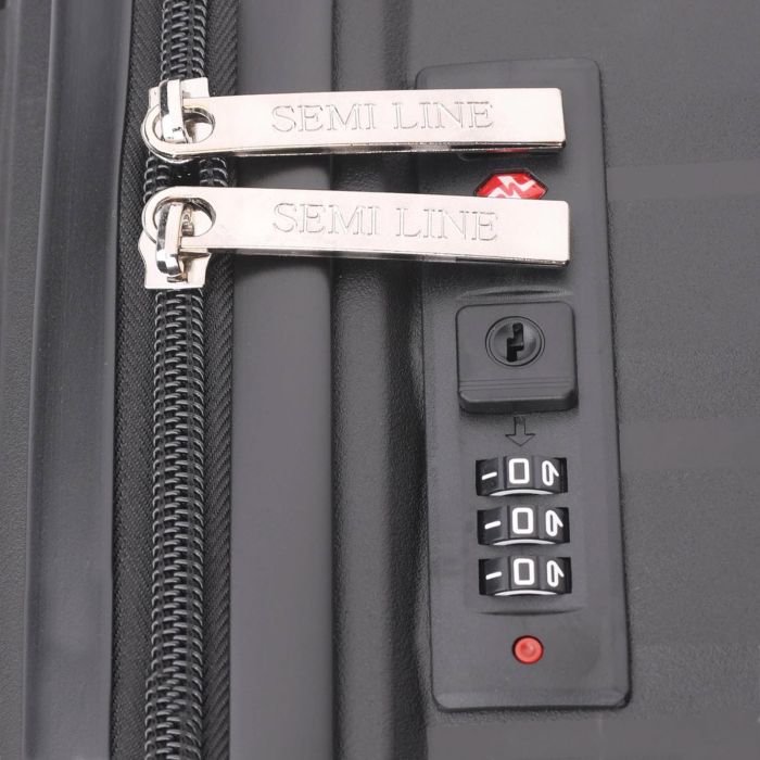 Валіза Semi Line 24" (M) Black (T5911-3)