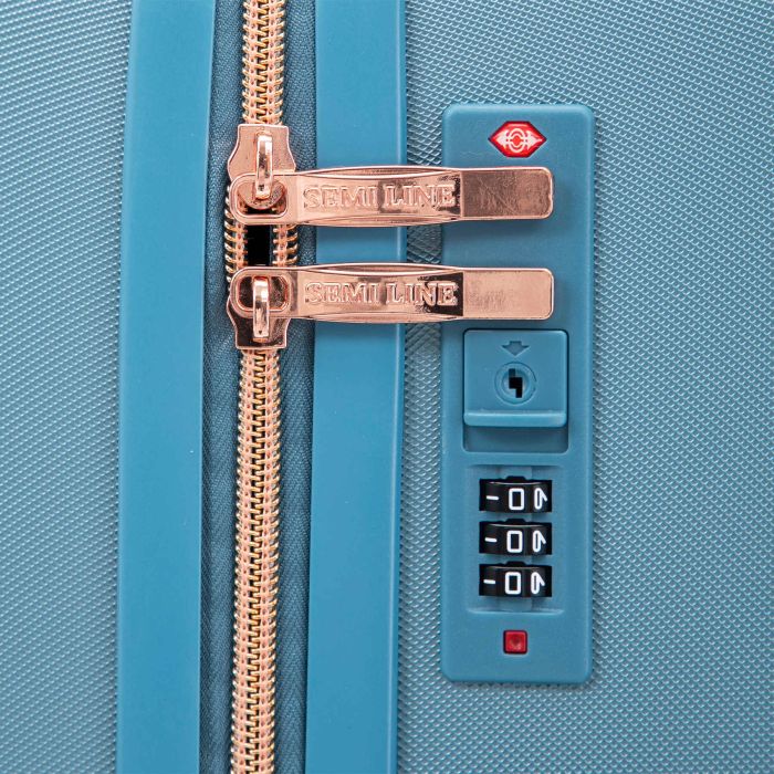 Валіза Semi Line 24" (M) Light Blue (T5913-2)
