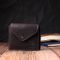 Вінтажний гаманець з монетницею із натуральної шкіри GRANDE PELLE 16803 коричневий