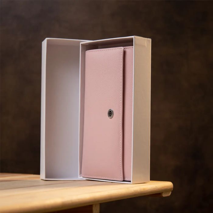 Місткий жіночий гаманець ST Leather 19390 рожевий