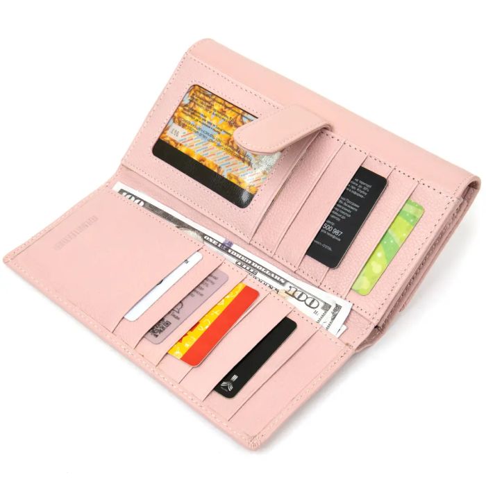 Місткий жіночий гаманець ST Leather 19390 рожевий