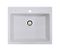 Кухонная мойка Adamant PRIZMA белая 590x495x200 мм, без крыла