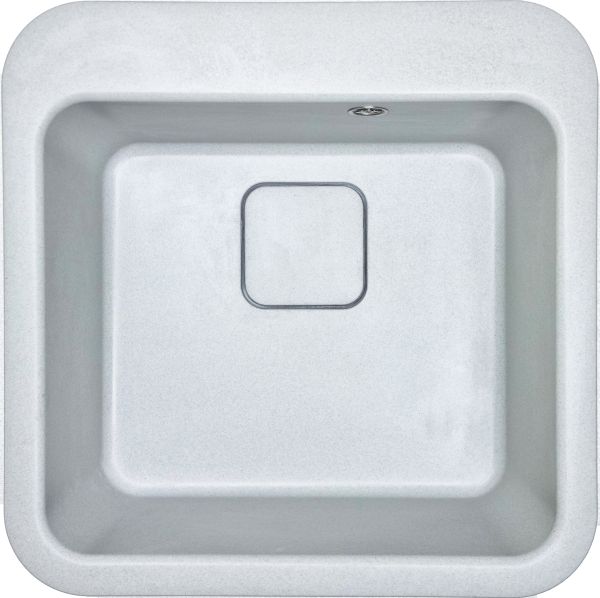 Кухонна мийка Adamant EXIST біла 500x500x190 мм, без крила