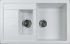 Кухонная мойка Adamant ANILA PLUS белая 775x495x200 мм, с крылом