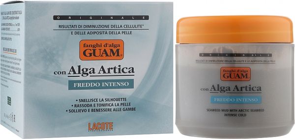 Антицелюлітна маска з морських водоростей з інтенсивною охолоджувальною дією Guam 500 г
