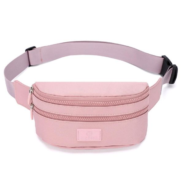 Жіноча текстальна сумка на пояс Confident WT-8895P рожева