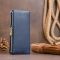 Вертикальный кошелек на кнопке женский ST Leather 19203 темно-синий