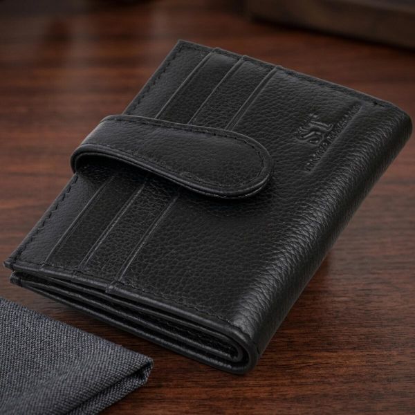 Гаманець-візитниця ST Leather 19208 чорний