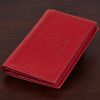Визитница-книга ST Leather 19214 красная