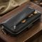 Вертикальний місткий гаманець зі шкіри унісекс ST Leather 19300 чорний