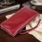 Кошелек-клатч из кожи с карманом для мобильного ST Leather 19311 бордовый
