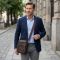 Месенджер чоловічий вертикальний 20436 Vintage коричневий