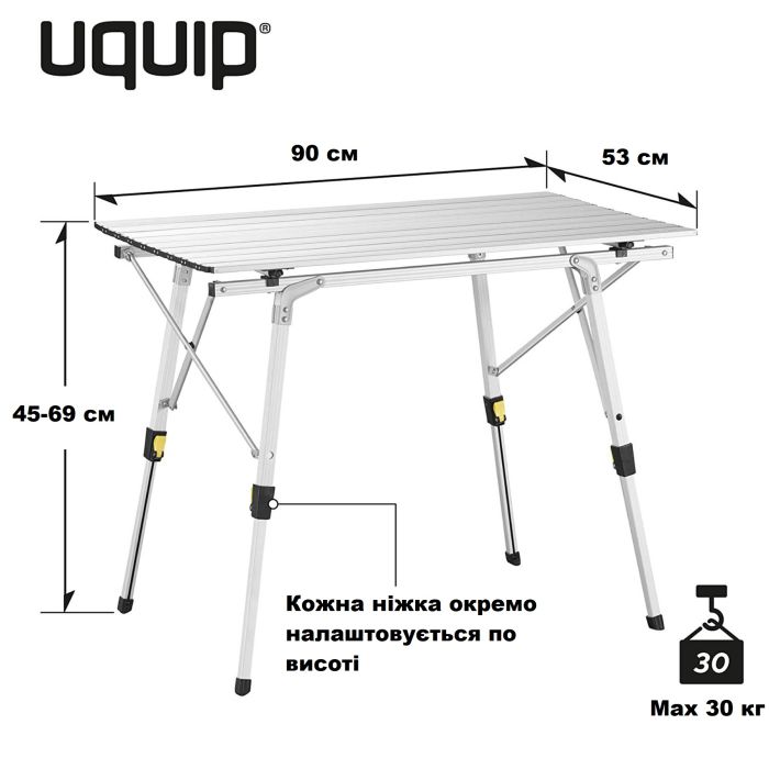 Стіл Uquip Variety M Grey