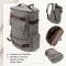 Рюкзак текстильний дорожній унісекс з ручками 20662 Vintage сірий