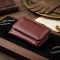 Компактный кошелек женский на кнопке ST Leather 18885 темно-красный.