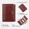 Компактный кошелек женский на кнопке ST Leather 18885 темно-красный.