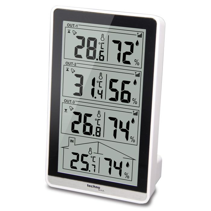 Термогигрометр Technoline WS7060 Black-White (WS7060)