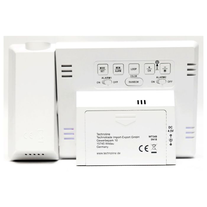 Часы проекционные Technoline WT549 White (WT549)