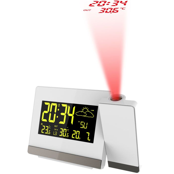 Часы проекционные Technoline WT549 White (WT549)