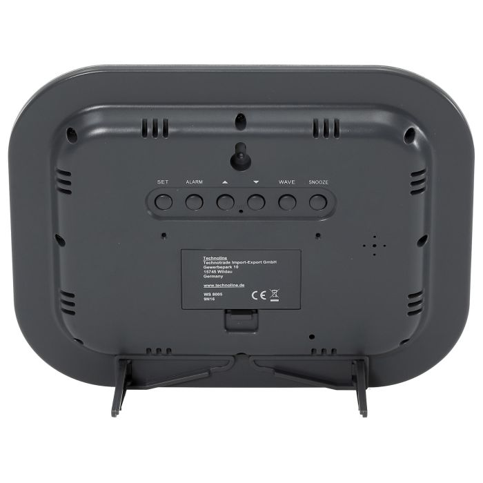 Настенные часы Technoline WS8005 Silver/Black (WS8005)