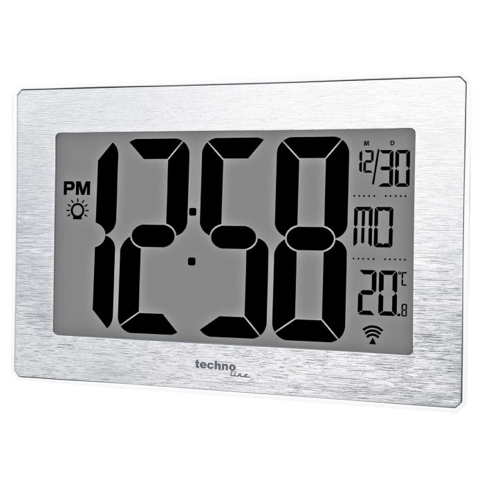 Настенные часы Technoline WS8019 Silver (WS8019)