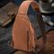 Практичная мужская сумка через плечо Vintage 20389 коричневая