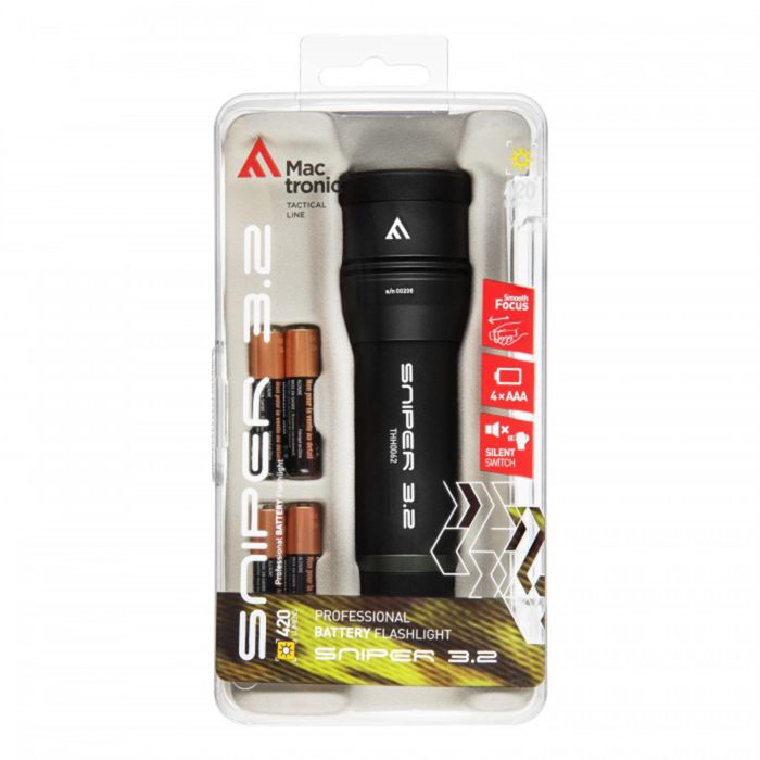 Фонарь Mactronic Sniper 3.2 (420 Lm) Silent Switch (THH0062)
