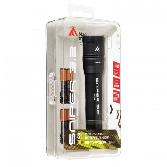 Фонарь Mactronic Sniper 3.2 (420 Lm) Silent Switch (THH0062)