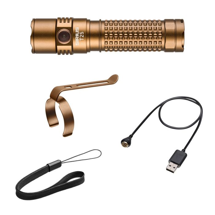 Ліхтар Mactronic Sirius T25 (2500 Lm) USB Rechargeable (THH0172)