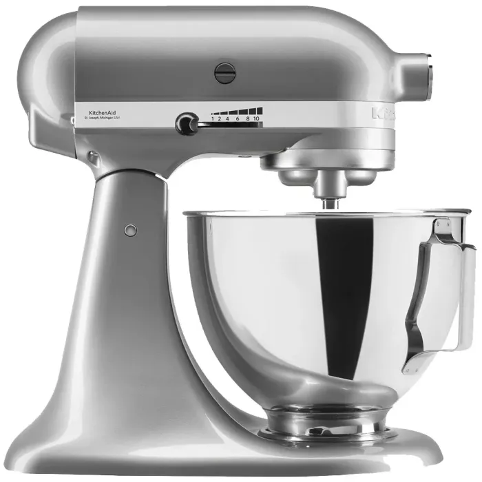 Кухонная машина KitchenAid Artisan 4,3 л 5KSM95PSEMC с откидным блоком цвет хром
