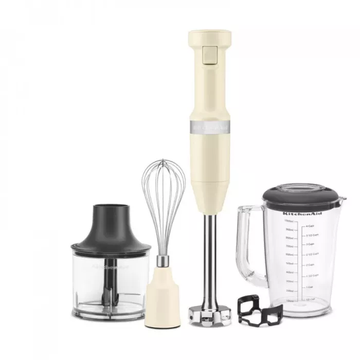 Блендер KitchenAid 5KHBV83EAC занурювальний с аксессуарами кремовий