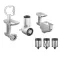Набор из 3 насадок KitchenAid 5KSM2FPPC (5KSMFGA, 5KSMFVSP, 5KSMVSA) мясорубка, перетирка, овощерезка