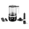 Кухонний мінікомбайн KitchenAid 5KFCB519EBM бездротовий матовий чорний