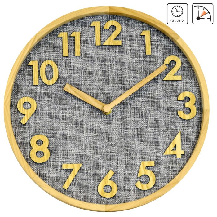 Годинник настінний Technoline WT7235 Grey/Brown (WT7235)
