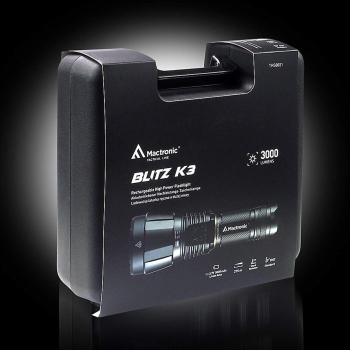Ліхтар Mactronic Blitz K3 (3000 Lm) Rechargeable (THS0021)