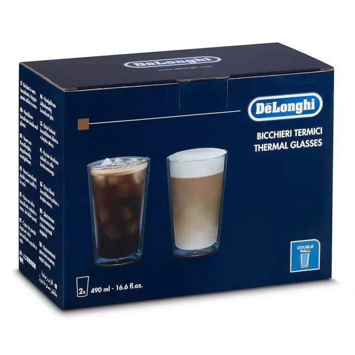 Набір склянок Delonghi DLSC319 DRINKS (2шт) 490 мл