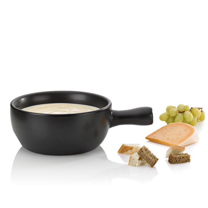 Каструля керамічна для сирного фондю KELA Basel 22,5 см 2 л (66575)