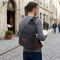 Цікавий рюкзак з поліестру з великою кількістю кишень Vintage 22148 чорний