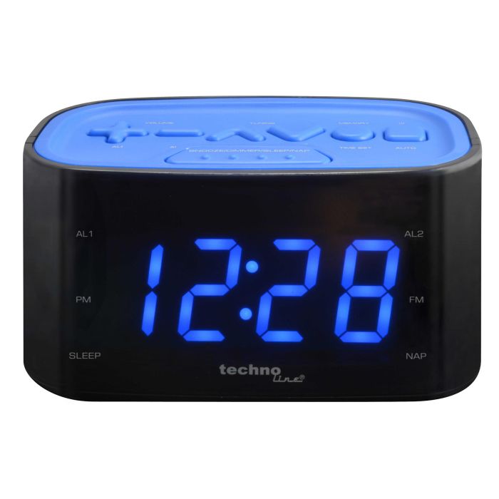 Часы настольные с радио Technoline WT465 Black/Blue (WT465 blaue)