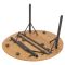 Стол Bo-Camp Poundbury Round 90x90 cm Brown (1404656)