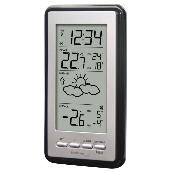 Метеостанция Technoline WS9130 Silver/Black (WS9130)