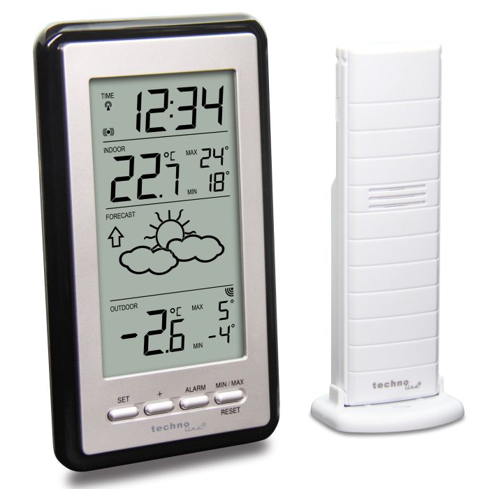 Метеостанция Technoline WS9130 Silver/Black (WS9130)