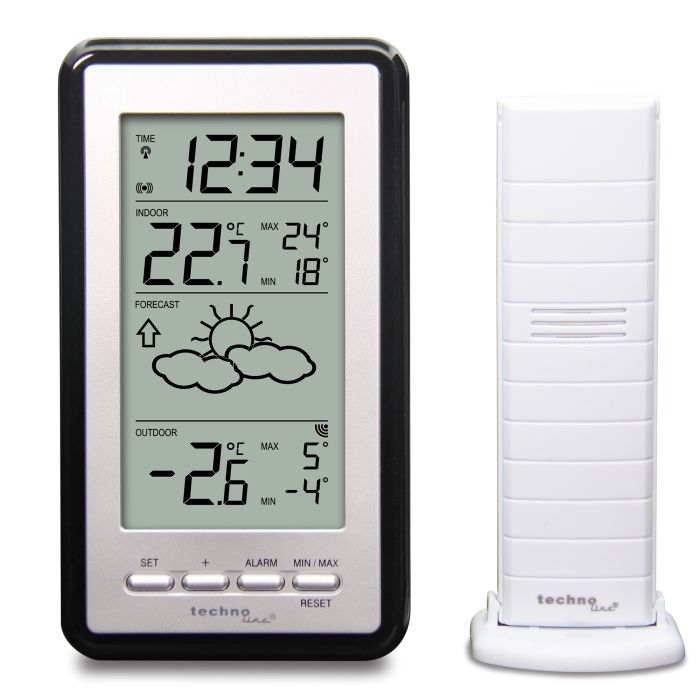 Метеостанция Technoline WS9130 Silver/Black (WS9130)