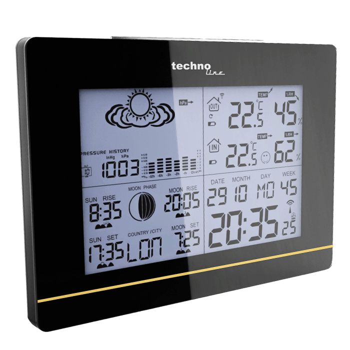 Метеостанция Technoline WS6750 Black (WS6750)