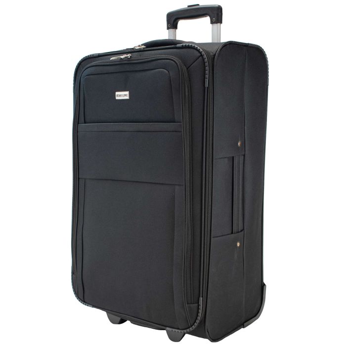 Валіза Semi Line 22" (M) Black (T5601-2)