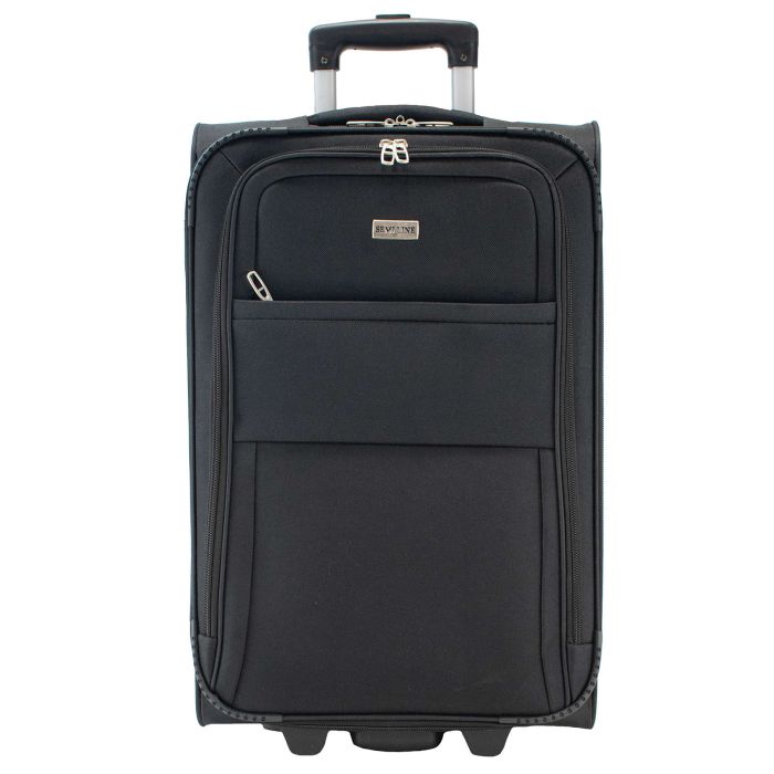 Валіза Semi Line 22" (M) Black (T5601-2)