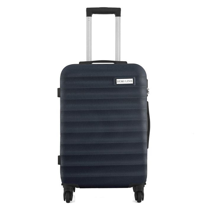 Чемодан Semi Line 22" (M) Navy (T5577-3)